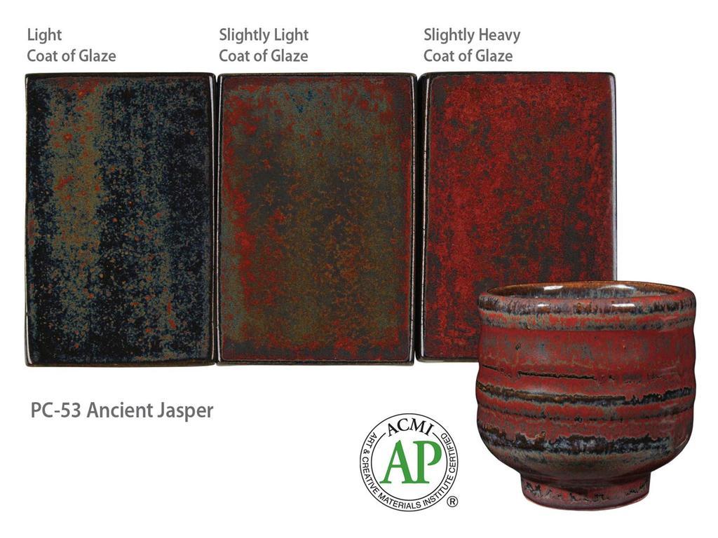 AMACO – Cone 5/6 - PC-53 Ancient Jasper Cone 6