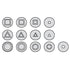 Scott Creek - 4” 24 Piece Aluminum Die Kit