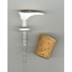 Soap Pump – White with Cork