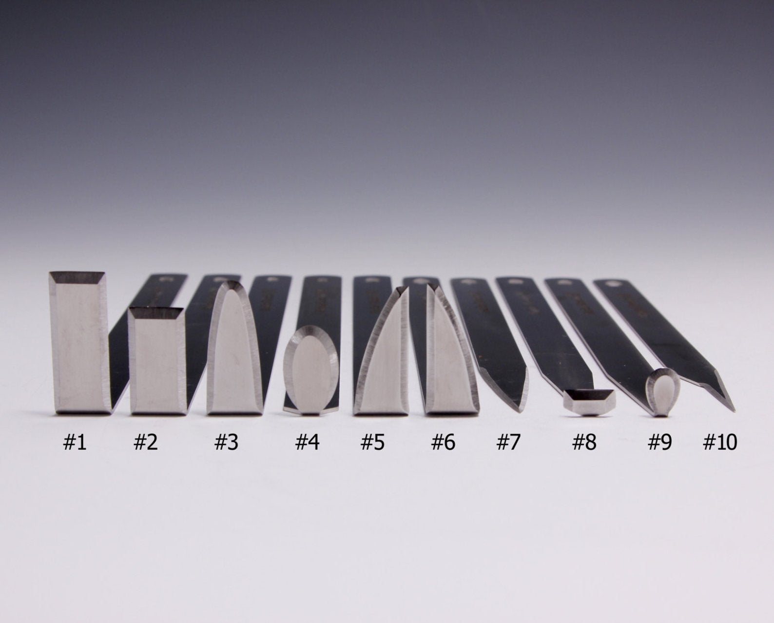 Hsin Stainless Steel Pottery Trimming / Chattering Tools